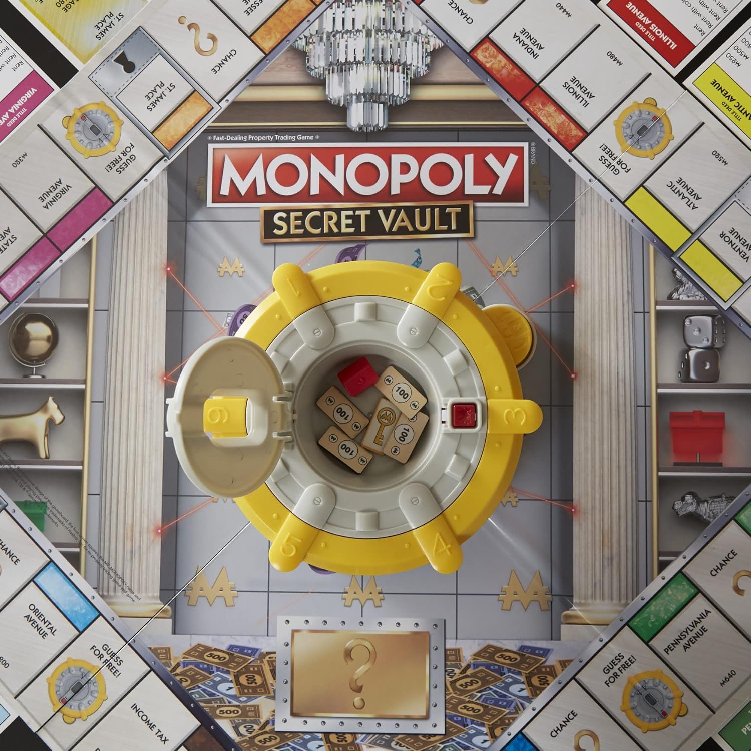 boveda del juego de mesa monopoly boveda secreta